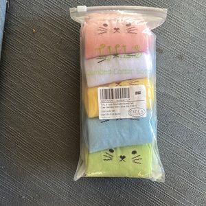 Youth girls cotton cat socks